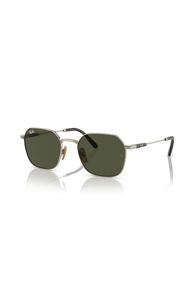 Ray-Ban Ray Ban Unisex Irregular Jim Titanium Sunglasses- Rb 8094 - Lense Size:53mm - Arista
