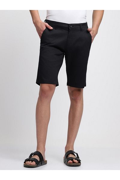 Dennis Lingo By Styli Mid-Rise Slim Fit Chino Shorts