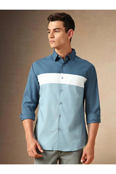 Dennis Lingo By Styli Striped Button Down Casual Shirt