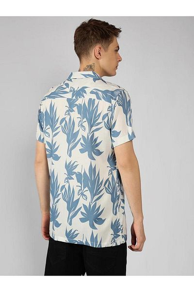 Dennis Lingo By Styli Floral Button-Down Shirt