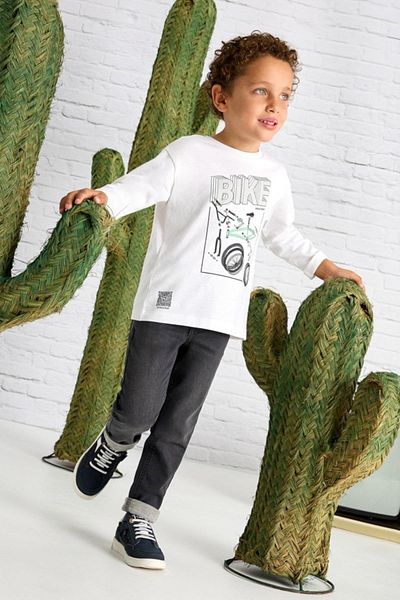 MAYORAL Boy's Slim-Fit Denim Trousers 3567