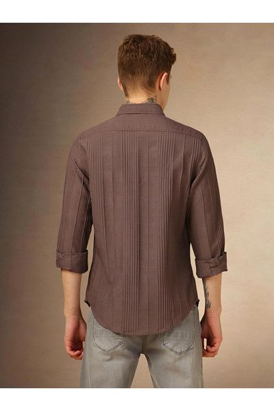 Dennis Lingo By Styli Button-Down Solid Casual Shirt