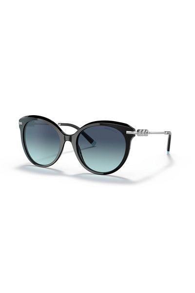 Tiffany model 0TF4189B 80019S55 Acetate Cat eye Black for Adult Female