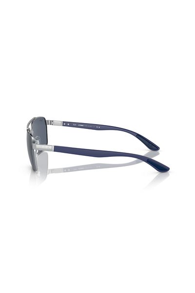 Ray-Ban Ray Ban Man Rectangle Sunglasses- Rb 3701 - Lense Size:59mm - Silver