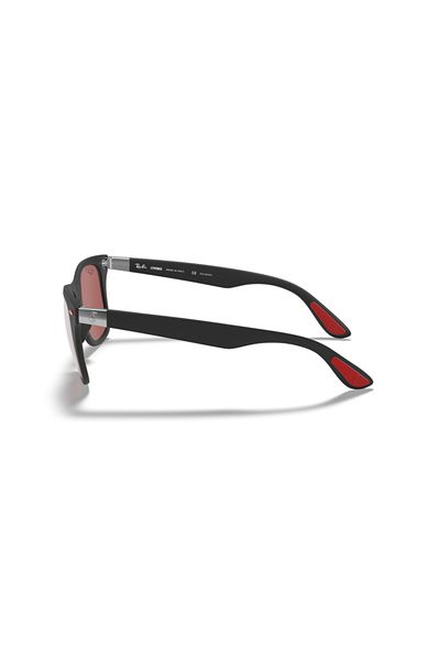 Ray-Ban Ray Ban Man Square Ferrari Sunglasses- Rb 4195m - Lense Size:52mm - Matte Black