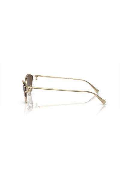 Tiffany model 0TF3095 61933G61 Metal Cat eye Pale gold for Adult Female