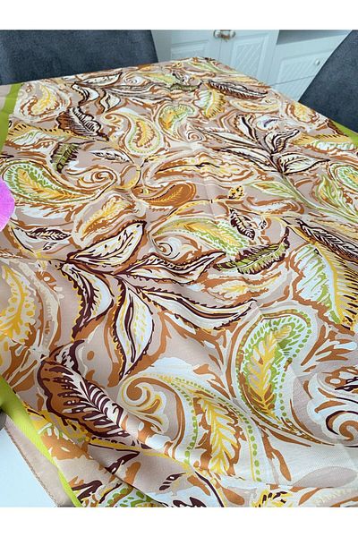 efdal şal eşarp Marble Pattern Indian Cotton Shawl