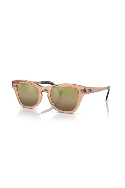 Ray-Ban Ray Ban Unisex Square Sunglasses- Rb 0707sm - Lense Size:50mm - Transparent Brown
