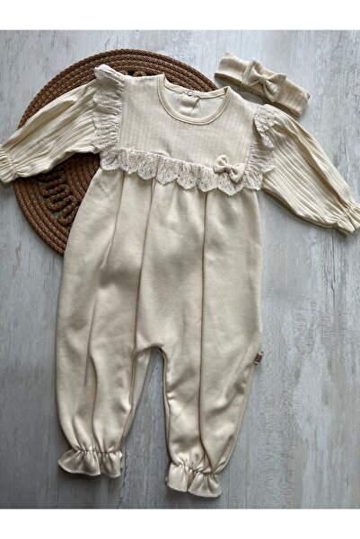 Butik FukukumBaby Madamme Dantelli Kız Bebek Tulum