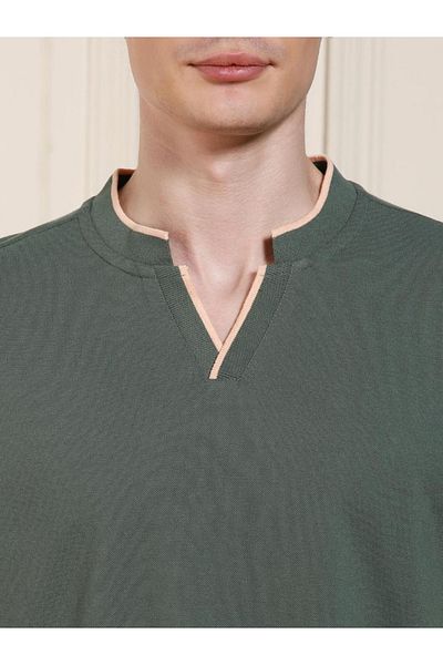 Dennis Lingo By Styli Solid Short Sleeve T-Shirt