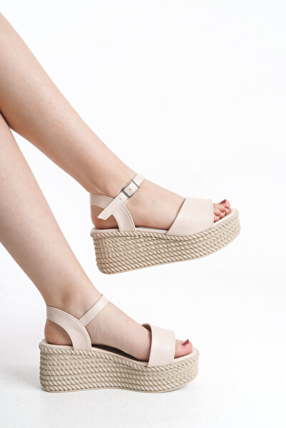 MİSSJENY صنادل يومية مفتوحة الظهر