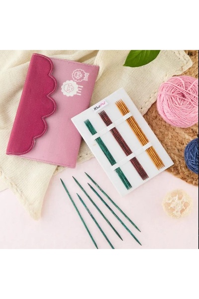 BALIM ÖRGÜ EVİ Dreamz Набір спиць для в'язання 15 см + Balım Örgü Evi Вимірюв...