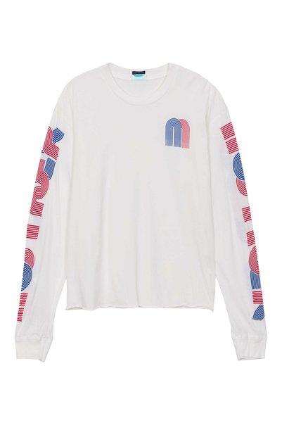 MOTHER DENIM Long Sleeve Relaxed Cut Sweatshirt