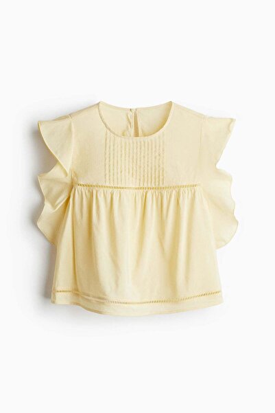 H&M Flutter-sleeved blouse