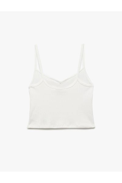 Koton Cotton V-Neck Strap Pajama Top