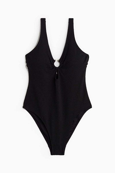 H&M Padded-cup High Leg Swimsuit