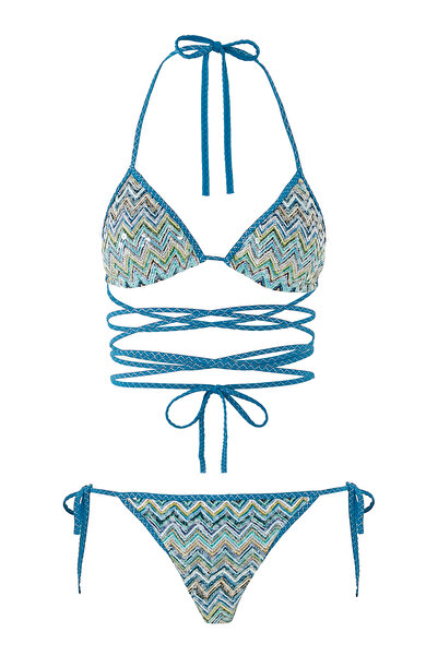 Missoni Zigzag Desenli Bikini
