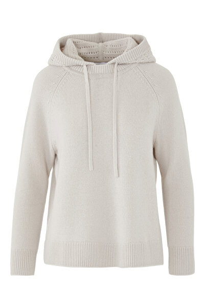 THE WHITE COMPANY Lüks Kaşmir Dikiş Detaylı Kapüşonlu Sweatshirt