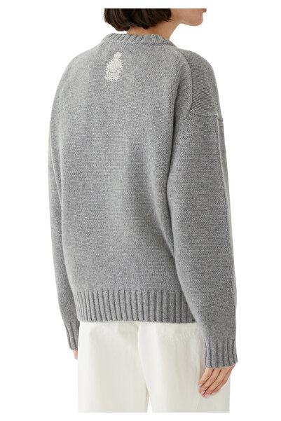 Frame Unisex Kaşmir Kazak - Gri