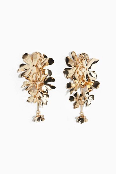 H&M Flower-decorated earrings