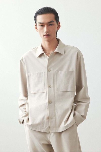 H&M Regular Fit Twill Overshirt