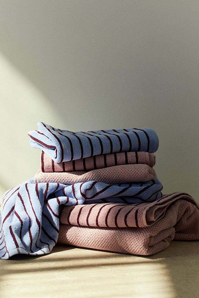 H&M Striped hand towel