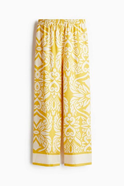 H&M Linen-blend trousers