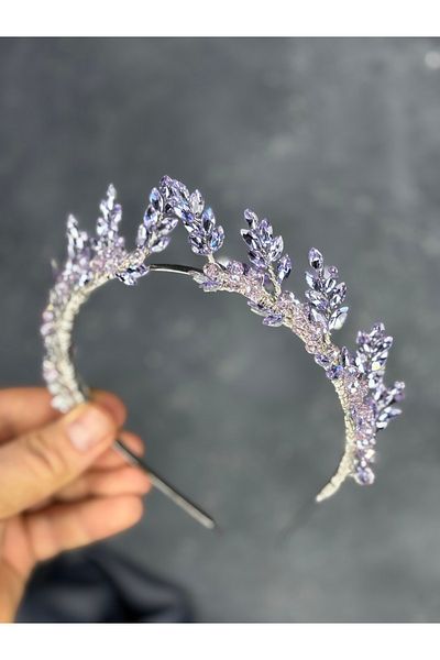 Hayalperest boncuk Venus Leaf Design Bridal Henna Crown Hair Accessory