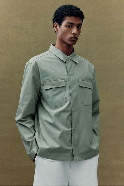 H&M Regular Fit Utility overshirt