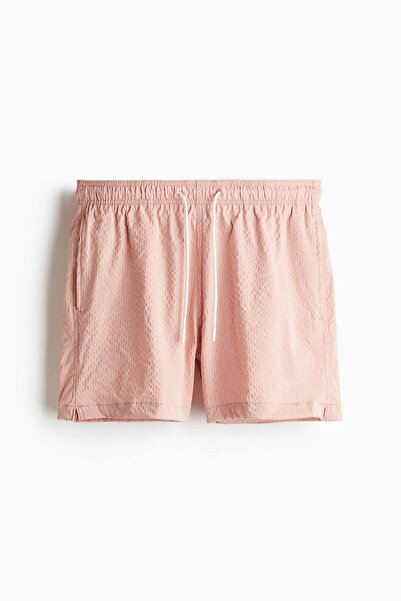 H&M شورت سباحة من قماش السيراكر