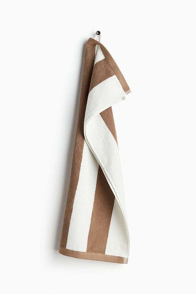 H&M Striped hand towel