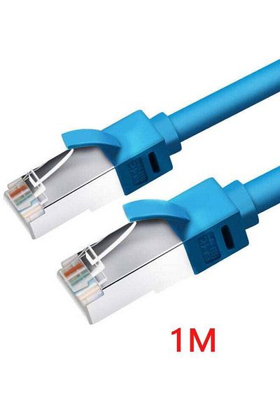 jh كابل شبكة CAT6 أزرق (JH) بطول 1 متر