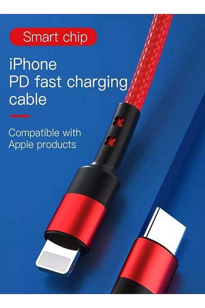 Generic PD Fast Charging Type-C to Lightning Data Cable 18W