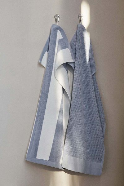 H&M Striped hand towel
