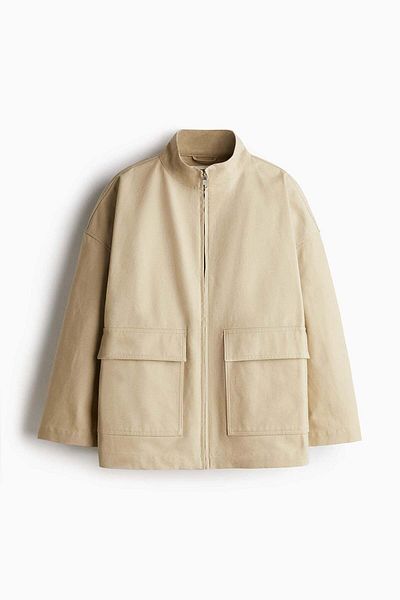 H&M Oversized canvas jacket