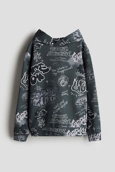 H&M Printed Hoodie
