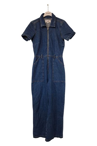 GGMM salopetă din denim cu mânecă scurtă