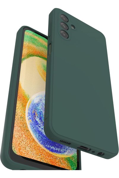 Marselit Samsung Galaxy S23 Fe Compatible Velvet Inner Surface Soft Silicone High Quality Launch Case-Khaki
