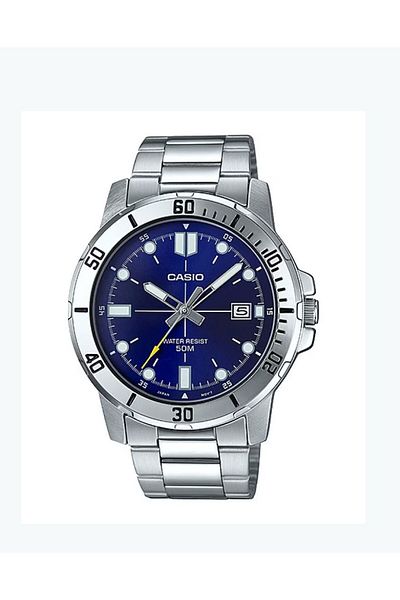 Casio Casio Analog Watch with Stainless Steel Strap MTP-VD01D-2EVUDF