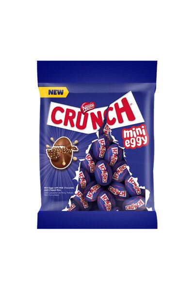 Nestle Crunch Mini Eggs Sütlü Çikolatalı Pirinç Patlaklı Mini Yumurtalar 148 Gr