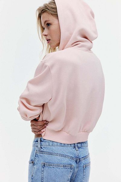 H&M Cropped zip-through hoodie