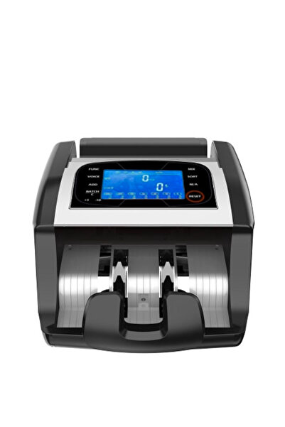 HeMeS Turkuaz TL Karışık, Dolar ve Euro Adet Sayım Şüpheli Para Tespitli Para Sayma Makinesi