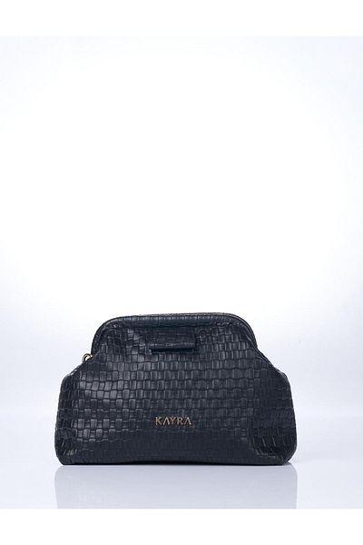 Kayra Geantă de umăr Frame în negru