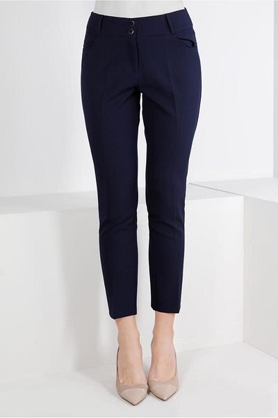 Alvina Buttoned Classic Cut Trousers 70459