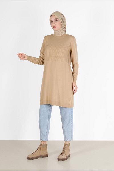 Alvina Πλεκτό με σχέδιο Tunic - Self 42007
