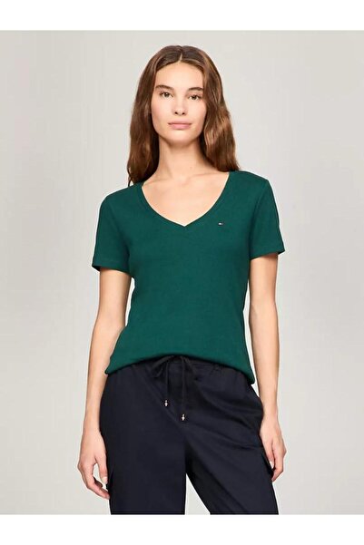 Tommy Hilfiger T-shirt New WW0WW27736 Viola Slim Fit