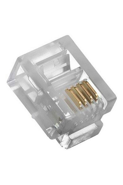 Generic 10Pcs RJ11 TELEPHONE CONNECTOR