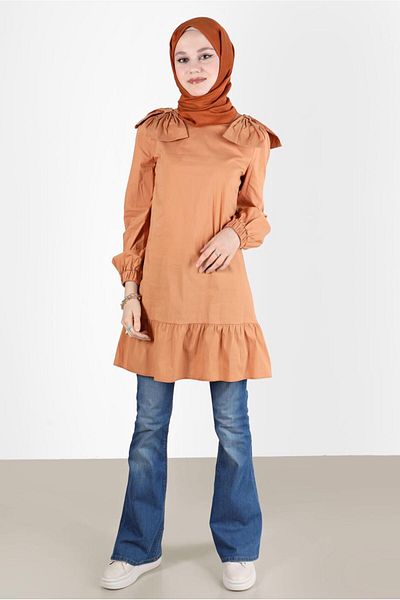 Alvina Tunic 42663 - Bow Detailed