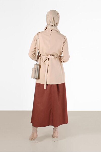 Alvina BUTTON DETAIL WIDE CUT SKIRT 60225