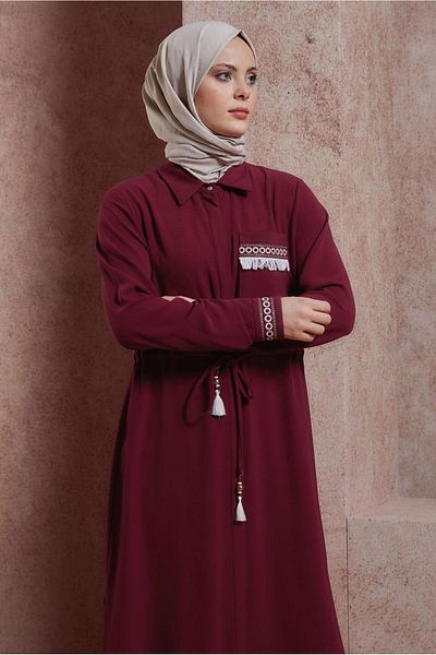 Alvina EMBROIDERED TASSEL DETAIL TUNIC 43625